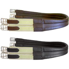 Contoured English Chafeless Girth Black Brown 46" / 48" / 50" / 52" / 54"/ 56"