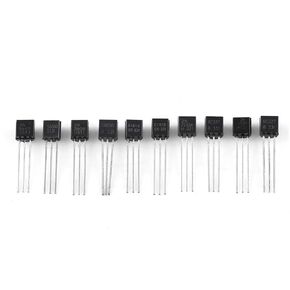 200 Pcs Transistor Kit 10 Values Silicon NPN PNP Power Transistor Assortment Kit (BC337 BC327 2N2222 2N2907 2N3904 2N3906 S8050 S8550 A1015 C1815)