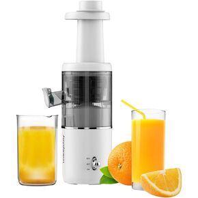 Joydeem Compact Masticating Juicer Machines, 400ml(14oz) Cold Press Slow Filter Free Juicer, JD-YZ9901