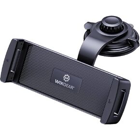 WixGear Car Dashboard Tablet Holder, Suction Cup Tablet Mount with Large Clamp, Fits All 4.7"-12.9" iPads and Tablets