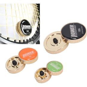 Topyond Tennis Damper,Tennis Racket Weight Training Tool Aid Racquet Weight Adding Device, Metal Steel Material, Fast Swing Speed,100g 50g 25g Weight, Screw On Design