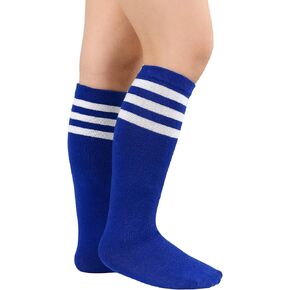 Komorebi Toddler Soccer Socks Kids Knee High Tube Socks Uniforms Cotton Socks Sport Strench High Socks for Child