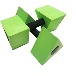 davidamy's gift Triangle Water Aerobic Exercise Foam Dumbbells Pool Resistance 1 Pair, Water Fitness Exercises Equipment for Weight Loss