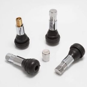 Tire Supply 4 Pcs TR413 Chrome Valve Stem