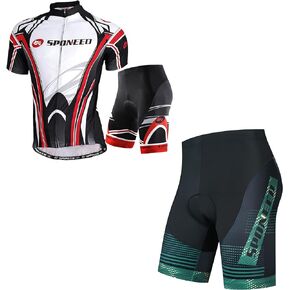 Cycling Shorts Biking Jersey Pants Bike Shirt Outdoor Sportwear Bicycle Short Sleeve Sets US XL