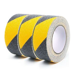 baitouying Anti Slip Tape - 2 Inch x 33 Foot Roll, High Friction Staircase Step Treads, Black Grip Tape for Floors, Stairs, Ladders, Ramps, Walkways, Water Resistant, Indoors & Outdoors Use