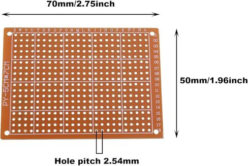 The Lord of the Tools 15Pcs PCB Prototype Boards Universal PCB Board Double Side Prototyping Board Circuit Boards Perfboards Electrical Accessories in Saudi Arabia