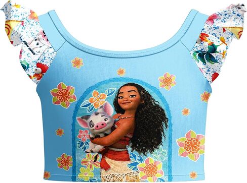 QAQGood Girls Princess Cartoon 3 Pcs Swimsuit Swimwear Kids Summer Beach in Saudi Arabia