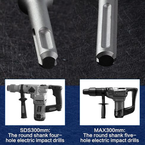 SPEEDWOX 9 قطع SDS Plus مجموعات منشار ثقب الخرسانة مجموعات وأطقم منشار ثقب البناء SDS بت منشار ثقب كربيد 30 40 65 80 100 مم مع 2 لقم ثقب وSDS Plus وقضيب ساق ماكس للخرسانة الحجرية من الطوب والأسمنت in Kuwait