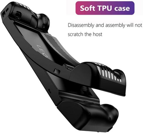 JOYSOG TPU Protective Cover for Lenovo Legion GO Game Console Case Handheld Protector Cover Accessories (Black) in Saudi Arabia