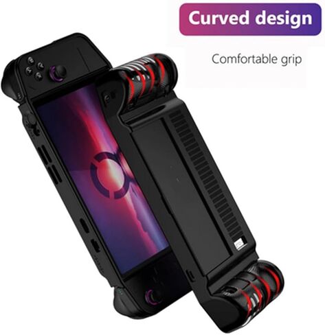 JOYSOG TPU Protective Cover for Lenovo Legion GO Game Console Case Handheld Protector Cover Accessories (Black) in Saudi Arabia