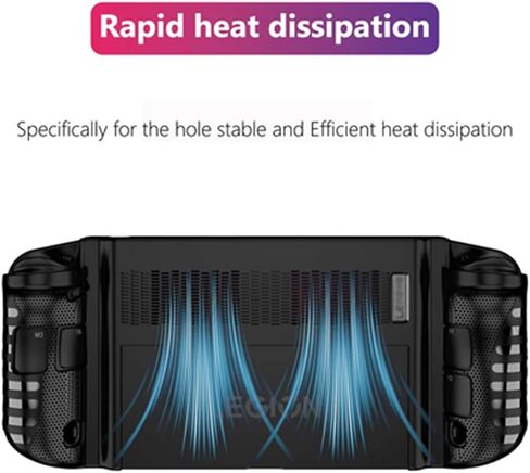 JOYSOG TPU Protective Cover for Lenovo Legion GO Game Console Case Handheld Protector Cover Accessories (Black) in Saudi Arabia