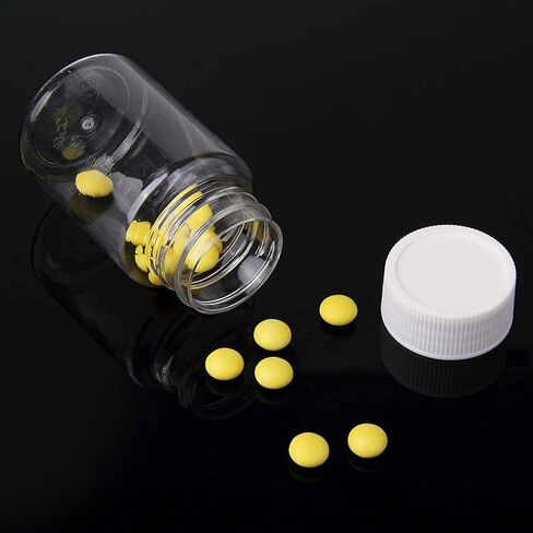 Bettomshin 5Pcs 200ml PE Plastic(Food Grade) Bottles, Wide Mouth Lab Reagent Bottle Liquid/Solid Sample Seal Sample Storage Container in Saudi Arabia