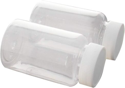 Bettomshin 5Pcs 200ml PE Plastic(Food Grade) Bottles, Wide Mouth Lab Reagent Bottle Liquid/Solid Sample Seal Sample Storage Container in Saudi Arabia