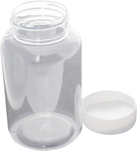 Bettomshin 5Pcs 200ml PE Plastic(Food Grade) Bottles, Wide Mouth Lab Reagent Bottle Liquid/Solid Sample Seal Sample Storage Container in Saudi Arabia