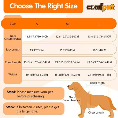بدلة تعافي لجراحة الكلاب من COMFPET مع سحاب، قطعة واحدة للكلاب الذكور من أجل التعقيم، والمحايد، ومكافحة اللعق، وحالات الجلد، وسلس البول، وبدلة داخلية للكلاب بديلة للطوق الإلكتروني المخروطي، متوسط ​​(رمادي) in Saudi Arabia