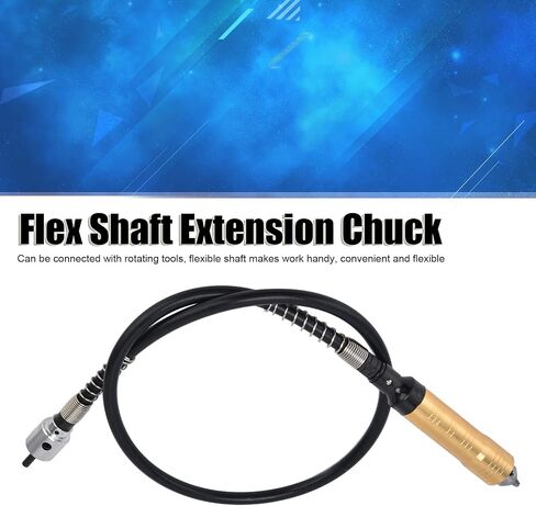 Flex Shaft Extension Chuck, Flex Shaft Extension Chuck, Rubber ABS Aluminum Alloy 10000 RPM Flexible Shafts Drill Chucks, Drill Chucks in Saudi Arabia