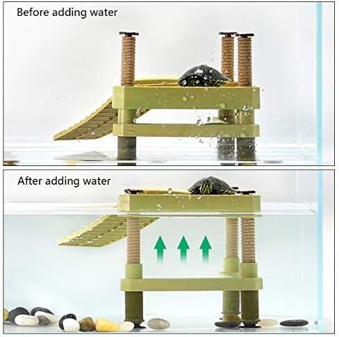 La La Pet® Floating Turtle Pier Basking Platform Reptile Ramp Decorative, Functional, and Naturally Inspired in Saudi Arabia
