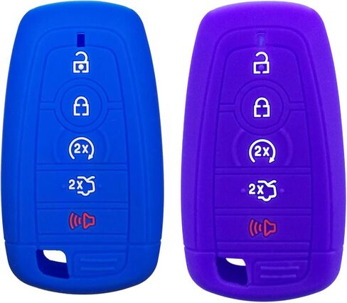 2Pcs Coolbestda Key Fob Full Protector Remote Cover Case for 2018 2019 2020 2021 2022 2023 2024 Ford Bronco Mustang Fusion Raptor F250 F350 F450 F550 Edge Explorer Expedition in Saudi Arabia