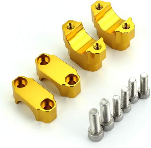 7/8" 22mm Standard Universial Motorcycle/Dirt Bike/ATV/Scooter Bar Handlebar Mounts Riser Clamp in Saudi Arabia