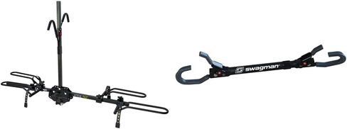 رف الدراجة Swagman XTC2 TILT Hitch Mount، أسود، 1-1/4 بوصة و2 بوصة، فئة 2 أو أعلى in Kuwait