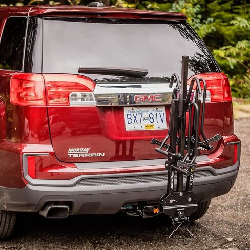 رف الدراجة Swagman XTC2 TILT Hitch Mount، أسود، 1-1/4 بوصة و2 بوصة، فئة 2 أو أعلى in Kuwait