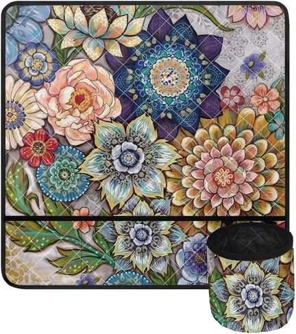 Mintulipy Sewing Machine Mat Reduce Vibration Protective Non Slip Dragonfly Sewing Machine Mat to Reduce Noise Sewing Machine Pad Organizer Home Decor in Saudi Arabia