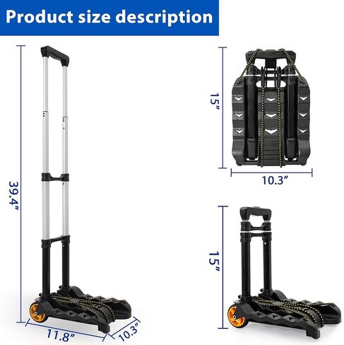 عربة سفر لمقعد السيارة من توريبيو للمطار مع حزام إبزيم، بكرة مقعد السيارة للسفر، قابلة للطي والتخزين تحت مقعد الطائرة أو مقصورة فوق الرأس in Kuwait