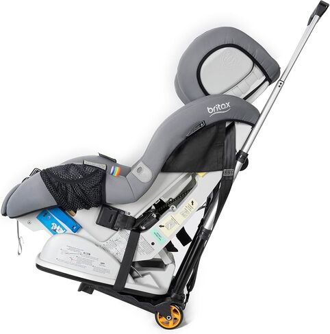 عربة سفر لمقعد السيارة من توريبيو للمطار مع حزام إبزيم، بكرة مقعد السيارة للسفر، قابلة للطي والتخزين تحت مقعد الطائرة أو مقصورة فوق الرأس in Kuwait