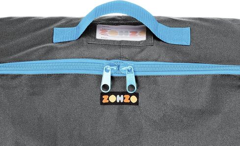 حقيبة سفر لمقعد السيارة من ZOHZO - حقيبة ظهر مبطنة قابلة للتعديل لمقاعد السيارة - حقيبة سفر لمقعد السيارة (أرجوانية مع حواف سوداء) in Kuwait