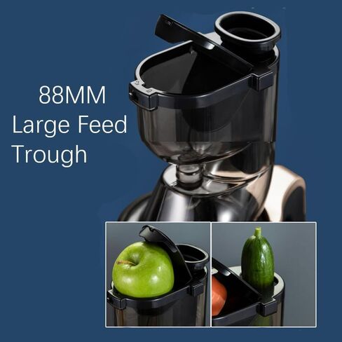 Slow Masticating Juicer.Cold Press Juice Machine with 85mm Large Feed Chute. Cold Press Juicer Extractor.Ice Cream Smoothie Maker.Easy to Clean. in Saudi Arabia