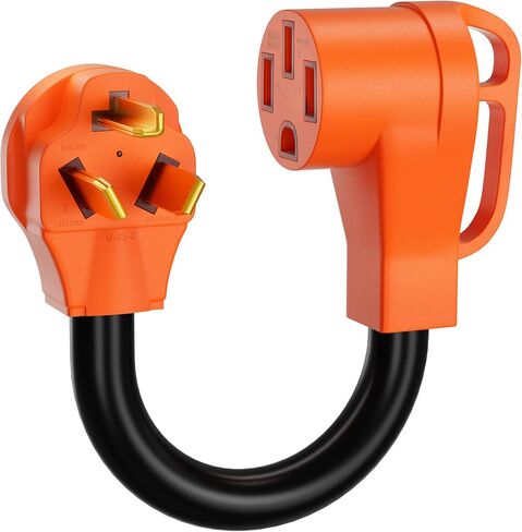 سلك محول شاحن CALION NEMA 10-30P إلى 14-50R EV، مجفف 30 أمبير إلى محول تحويل EV 50 أمبير، لشاحن Tesla Ev وشحن EV آخر من المستوى 2 in Kuwait