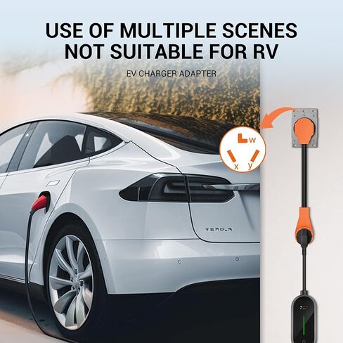 سلك محول شاحن CALION NEMA 10-30P إلى 14-50R EV، مجفف 30 أمبير إلى محول تحويل EV 50 أمبير، لشاحن Tesla Ev وشحن EV آخر من المستوى 2 in Kuwait