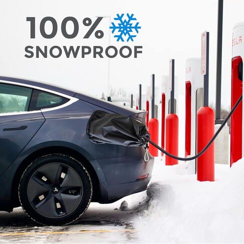 DASANRAO EV Charger Car Cover Rain Sun UV Protection,Waterproof Charging Car Cover for Tesla Model Y,Model 3, Outdoor Car Charging Accessories Compatible with Most Electric Cars in Saudi Arabia