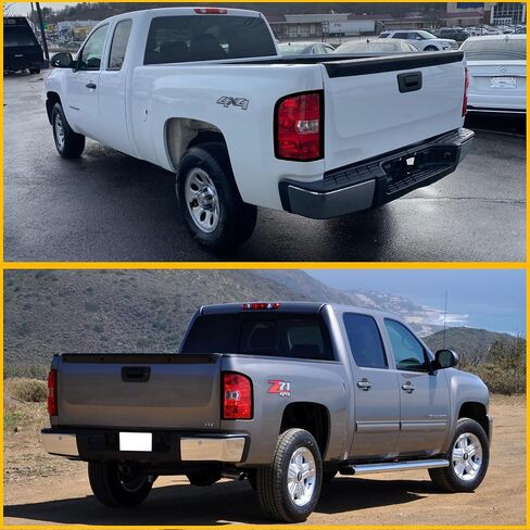 Boine Right Passenger Side Tail Light Compatible With 2007-2014 Chevy Silverado 1500 2500HD 3500HD Tail Light Housing Bulb and Harness Included in Saudi Arabia