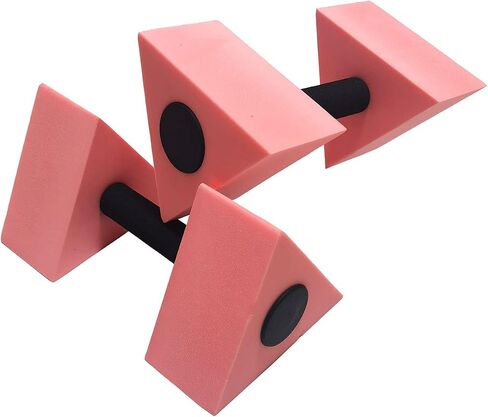 davidamy's gift Triangle Water Aerobic Exercise Foam Dumbbells Pool Resistance 1 Pair, Water Fitness Exercises Equipment for Weight Loss in Saudi Arabia