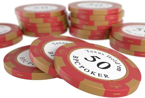 Bullets Playing Cards - Designer Poker Case Carmela - Deluxe Poker Set with 300 Clay Poker Chips, Poker Rules Manual, Dealer Button and Bullets Plastic Poker Cards… in Kuwait