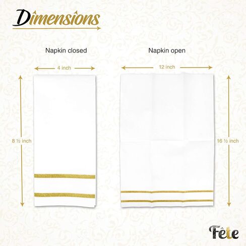 Disposable Hand Towels for Bathroom, Silver Design 200 Disposable Linen-Feel Guest Towels – Formal Dinner, Anniversary, and Wedding Napkins for Tables, Guestrooms, Restrooms - 8.5x 4-Inches Folded, in Kuwait