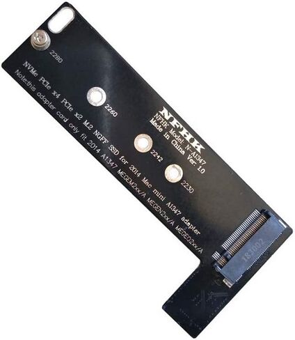 بطاقة محول ALIKSO NVMe PCIe M.2 NGFF SSD لأواخر 2014 Apple/MacBook Mini A1347 in Kuwait