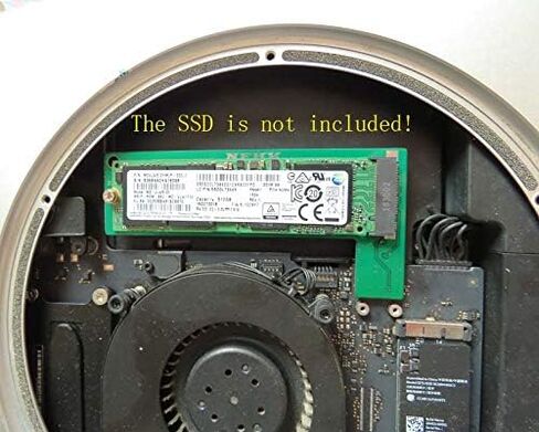 بطاقة محول ALIKSO NVMe PCIe M.2 NGFF SSD لأواخر 2014 Apple/MacBook Mini A1347 in Kuwait