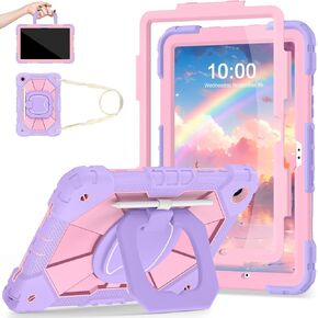 Case for Galaxy Tab A9 Plus Case 11 Inch with Screen Protector/Rotating Stand/Pen Holder,Military Grade Shockproof Cover for Samsung Galaxy A9+/A9 Plus Tablet Case (SM-X210/X216/X218) in Kuwait