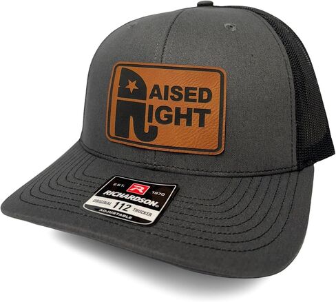 Raised Right Vintage Republican Hats for Men Adjustable Richardson Trucker Style Hat (Heather Grey) in Kuwait
