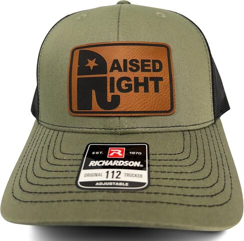 Raised Right Vintage Republican Hats for Men Adjustable Richardson Trucker Style Hat (Heather Grey) in Kuwait