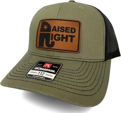 Raised Right Vintage Republican Hats for Men Adjustable Richardson Trucker Style Hat (Heather Grey) in Kuwait