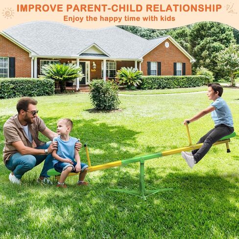 Teeter Totter ، 360 رطلا الجلوس والدوران الأرجو ، و 360 درجة دوارة ، والأطفال في الهواء الطلق للأعمار 3-9 مع ASTM السلامة شهادة in Kuwait