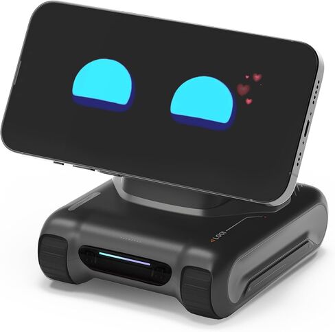LOOI Robot-Space Black – AI Desktop Companion with ChatGPT Voice Interaction, Memory, Personality, Gesture & Face Recognition, Emotional Support, and 10W Wireless Charging in Saudi Arabia