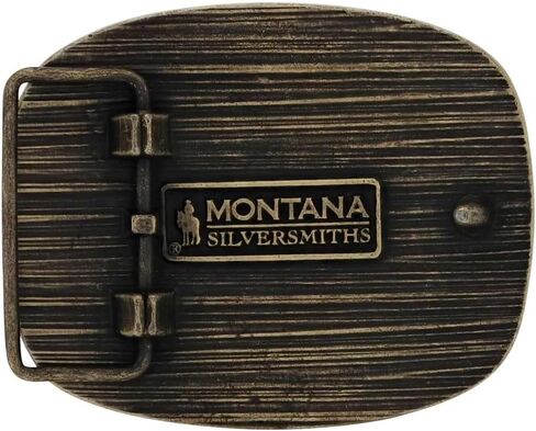 Montana Silversmiths وصفت Legacy Longhorn Oval Western Belt Boxle in Kuwait