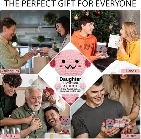 Sloth Gifts, Emotional Support Crochet Handmade Little Reminders Mental Health Gifts for Teen Women Men Friends Sisters Besties Funny Home Office Desk Decor in Kuwait