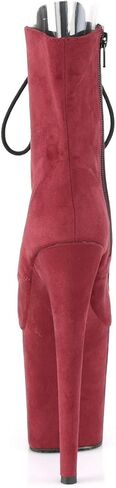 Pleaser Women's Adore 1021FS Burgundy Faux Suede Boot ، Size 10 in Kuwait