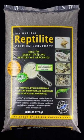 Carib Sea Reptilite Sand in Natural White (40 lbs) [Set of 4] in Kuwait